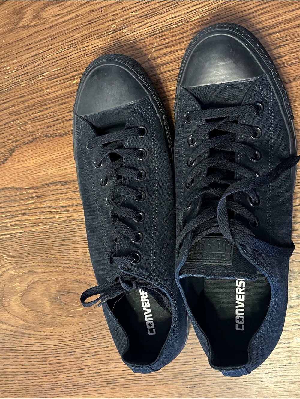 Converse Black Low-Top Canvas Sneakers